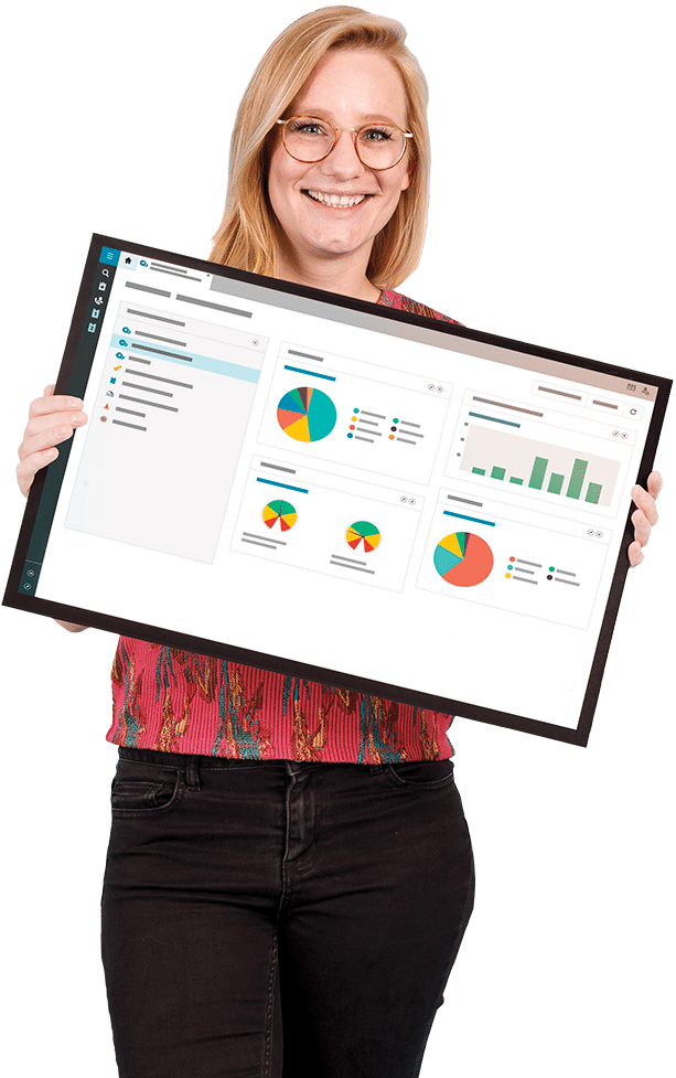 TOPdesk konsulent viser dashboardet