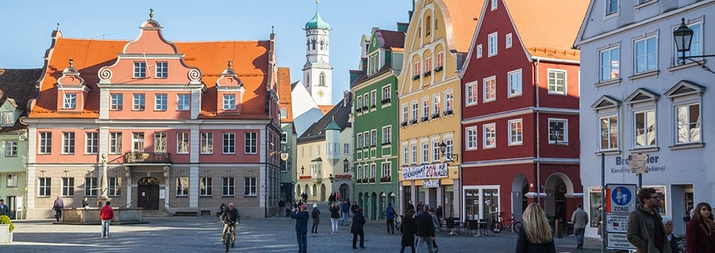 Verwaltungsgebäude der Stadt Memmingen.