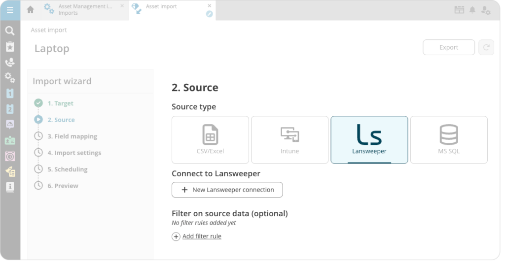 Lansweeper in TOPdesk