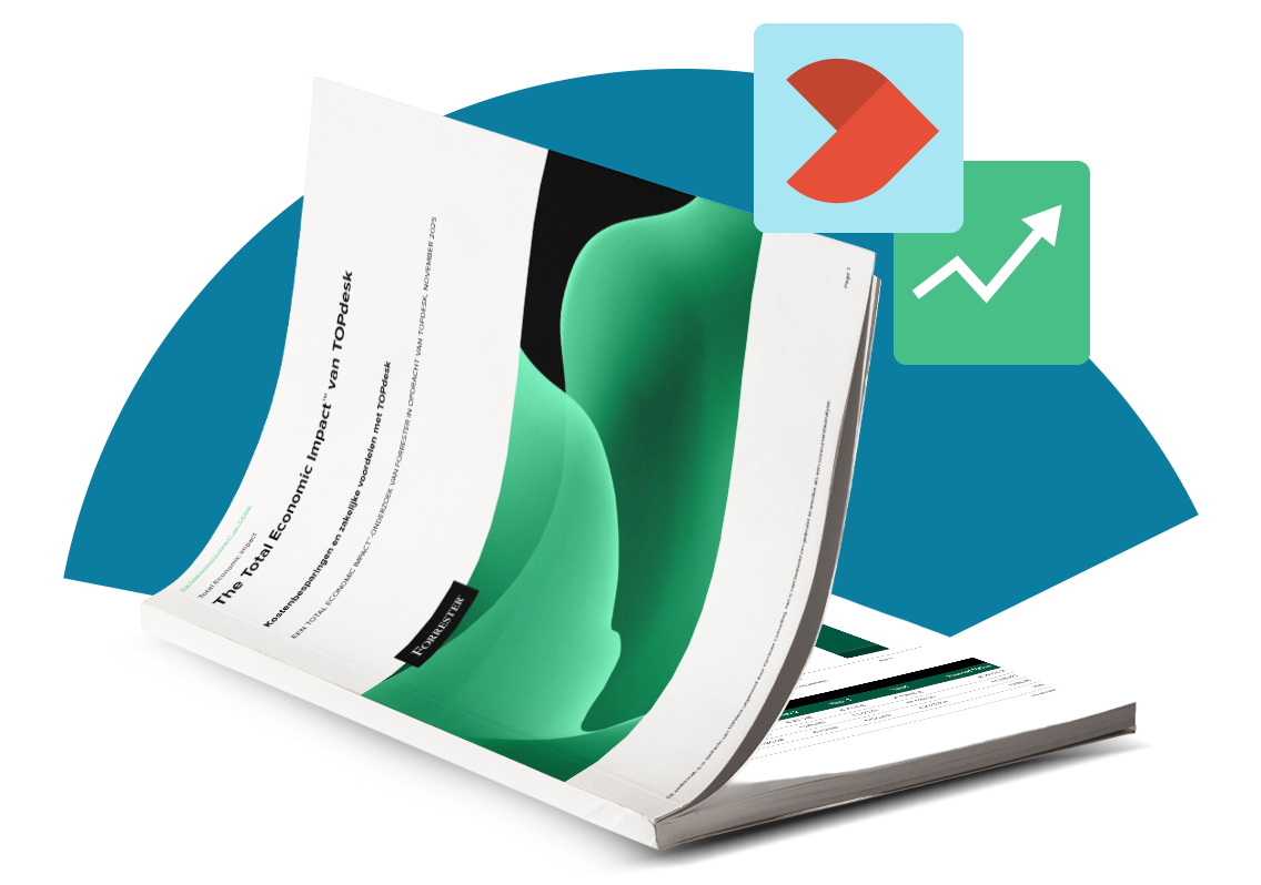 Mock-up van Ons Total Economic Impact™ (TEI)-onderzoek